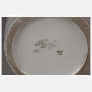 Rörstrand Schweden Reliefvase Veilchendekor