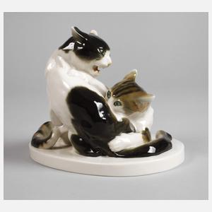Schwarzburger Werkstätten Katzenpaar