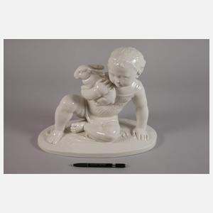 Schwarzburger Werkstätten "Mädchen mit Hase"