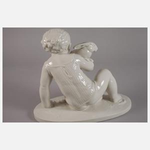 Schwarzburger Werkstätten "Mädchen mit Hase"