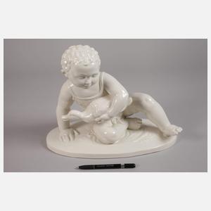 Schwarzburger Werkstätten "Knabe mit Ente"