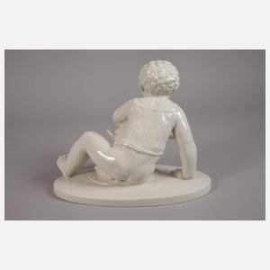 Schwarzburger Werkstätten "Knabe mit Ente"