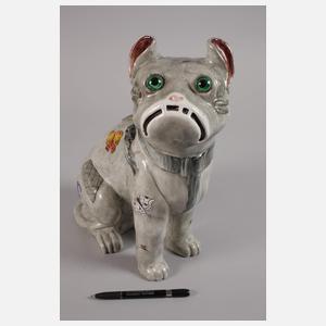 Émile Gallé große Hundefigur