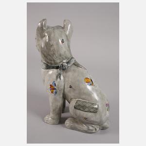 Émile Gallé große Hundefigur