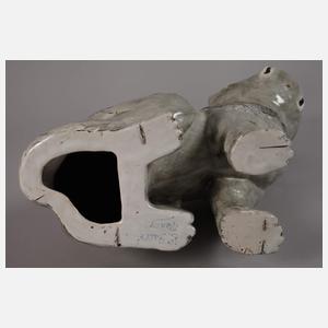 Émile Gallé große Hundefigur