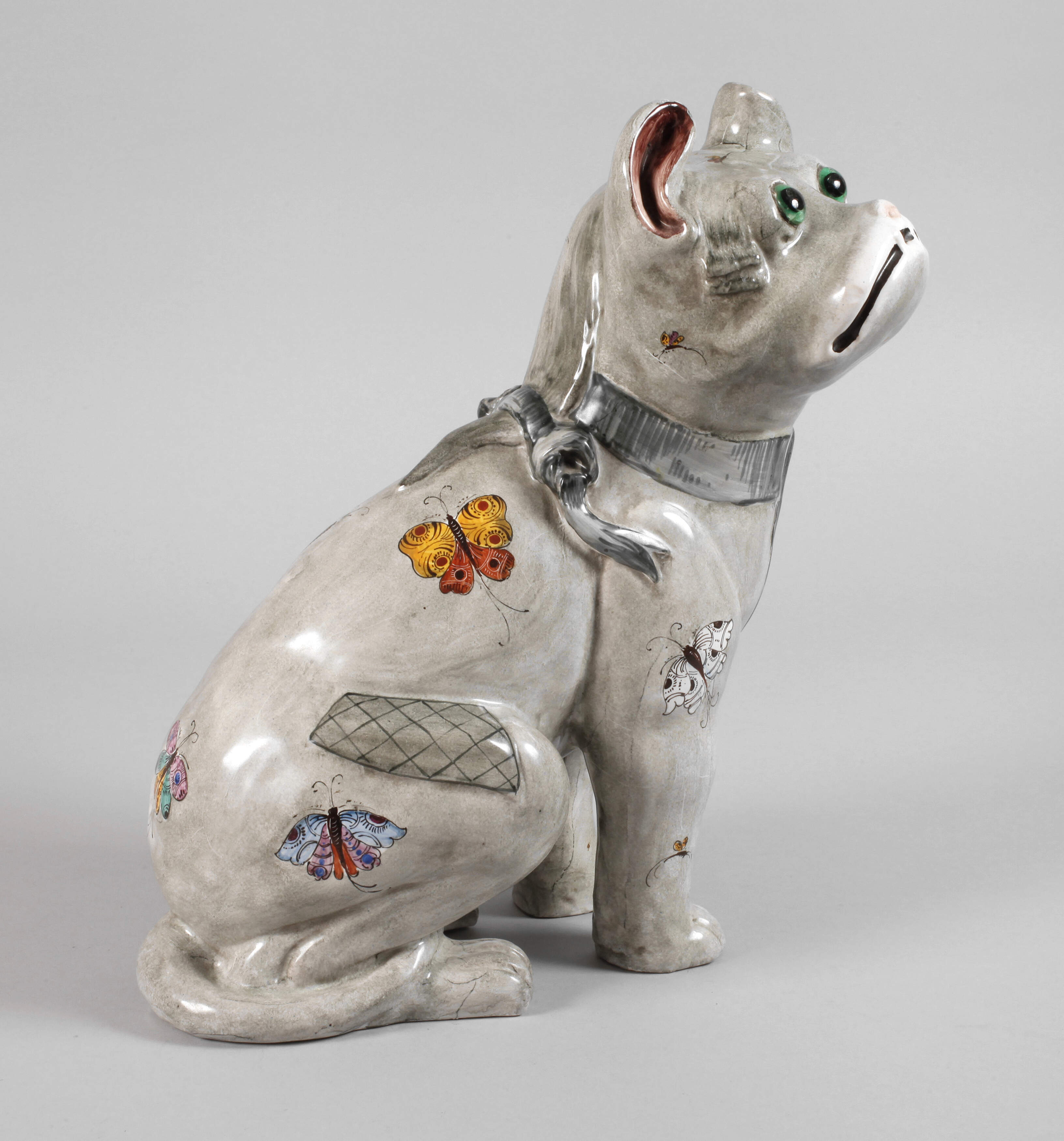 Émile Gallé große Hundefigur