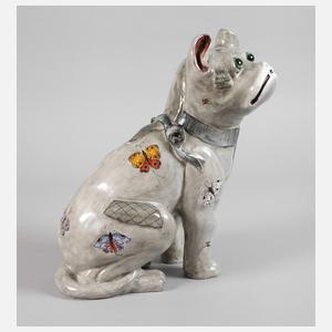 Émile Gallé große Hundefigur