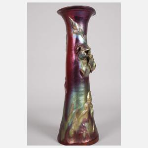 Delphin Massier Vase Lüsterdekor