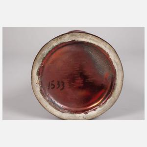 Delphin Massier Vase Lüsterdekor