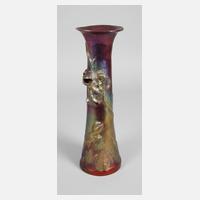 Delphin Massier Vase Lüsterdekor111