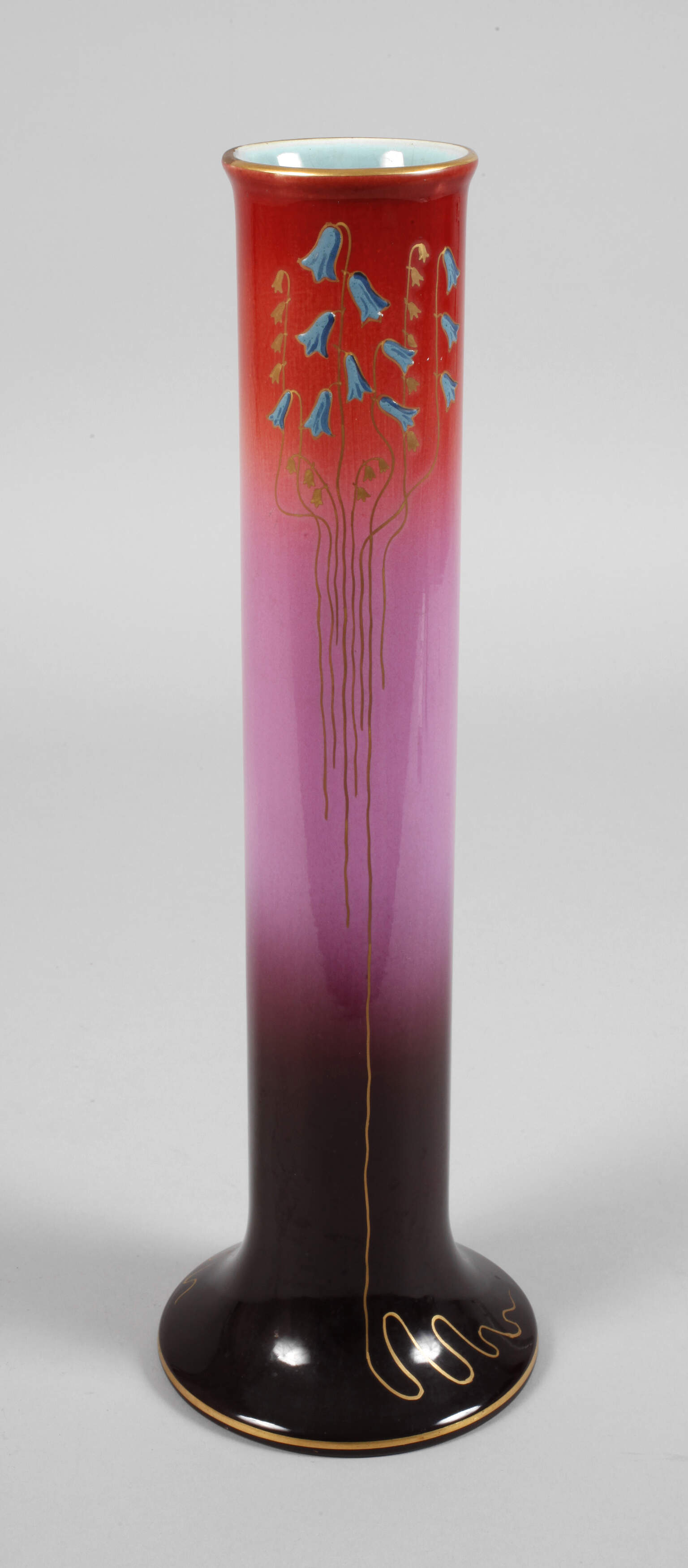 Sarreguemines große Stangenvase