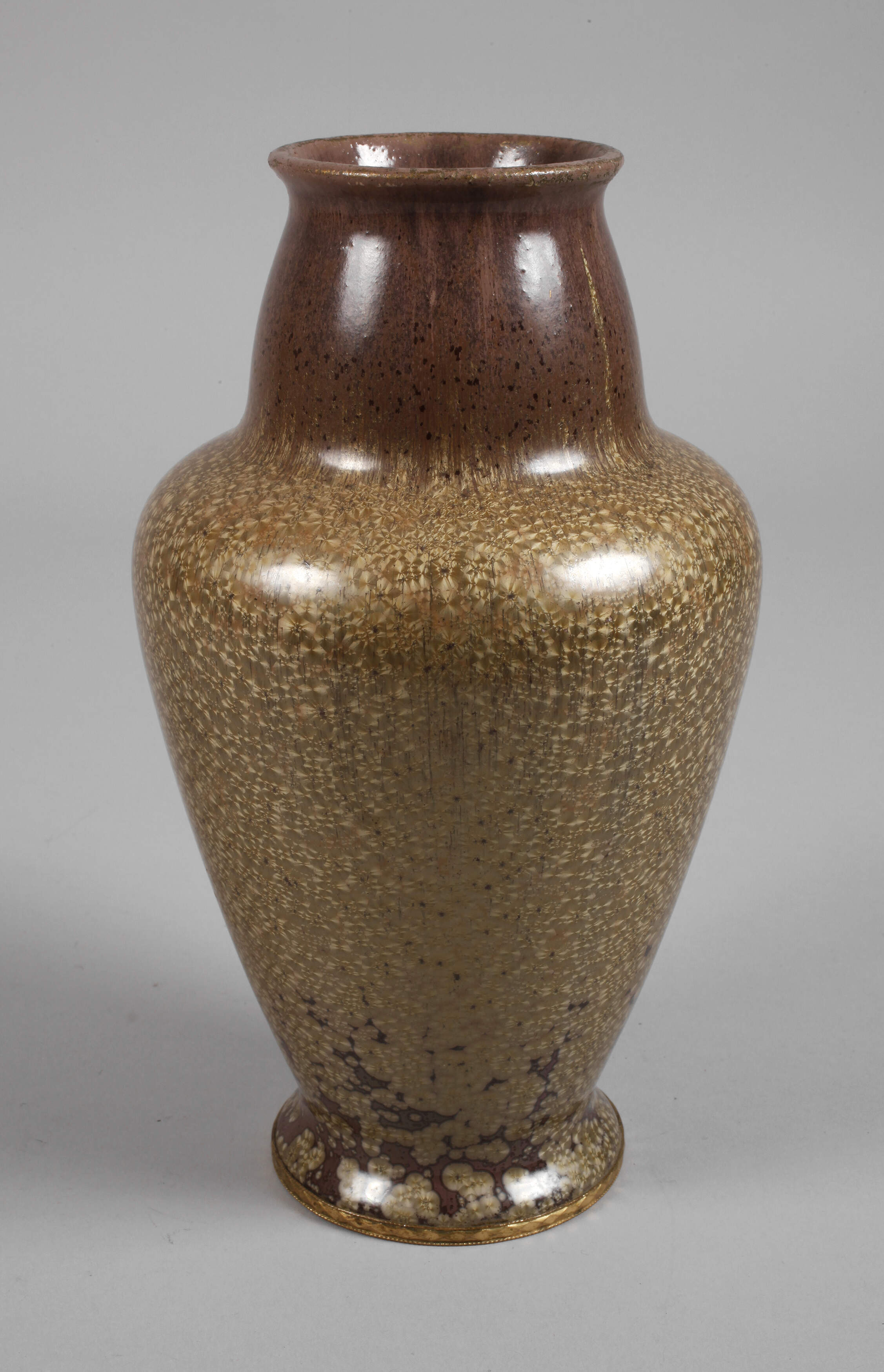 Sarreguemines Kristallglasurvase