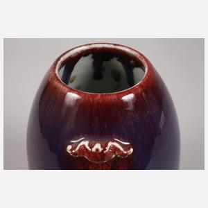 Frankreich Vase Fledermaushenkel