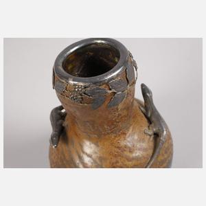 Vase mit Silbermontierung