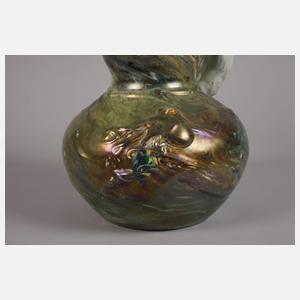 Lüstervase mit Meerwesen