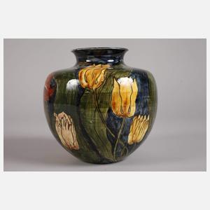 Otto Križanovsky Vase Blumendekor