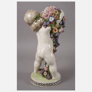 Großer Blütenputto Carl Klimt