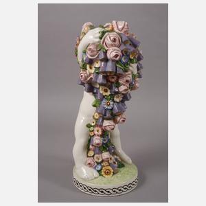 Großer Blütenputto Carl Klimt