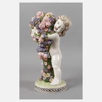 Großer Blütenputto Carl Klimt111