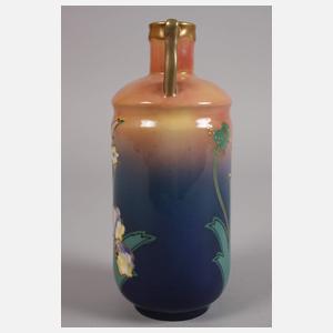 Karlsbad Vase Mohnblumendekor