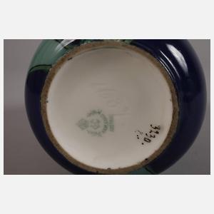 Karlsbad Vase Mohnblumendekor