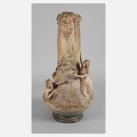 Johann Maresch große Vase Nymphe und Faun111