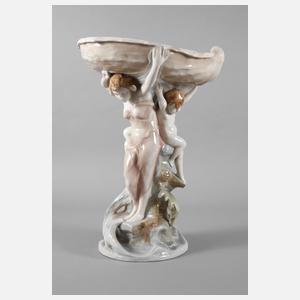 Royal Dux große figürliche Jardiniere