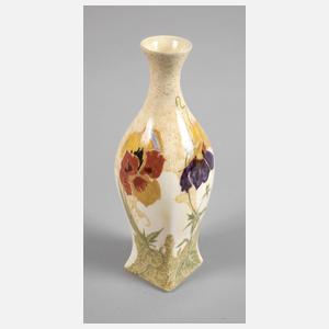 Rozenburg kleine Vase Stiefmütterchendekor