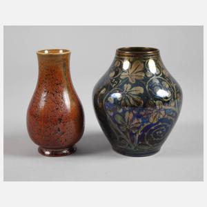 Pilkington's Royal Lancastrian Pottery zwei Vasen