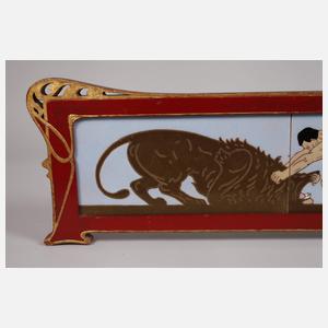 Wandplatte Löwenbändiger