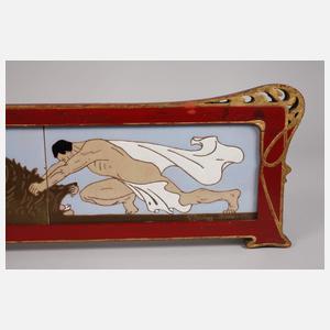 Wandplatte Löwenbändiger