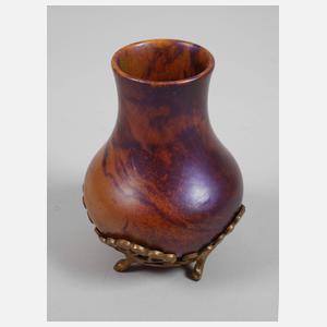 Zsolnay Pécs Vase mit Montierung