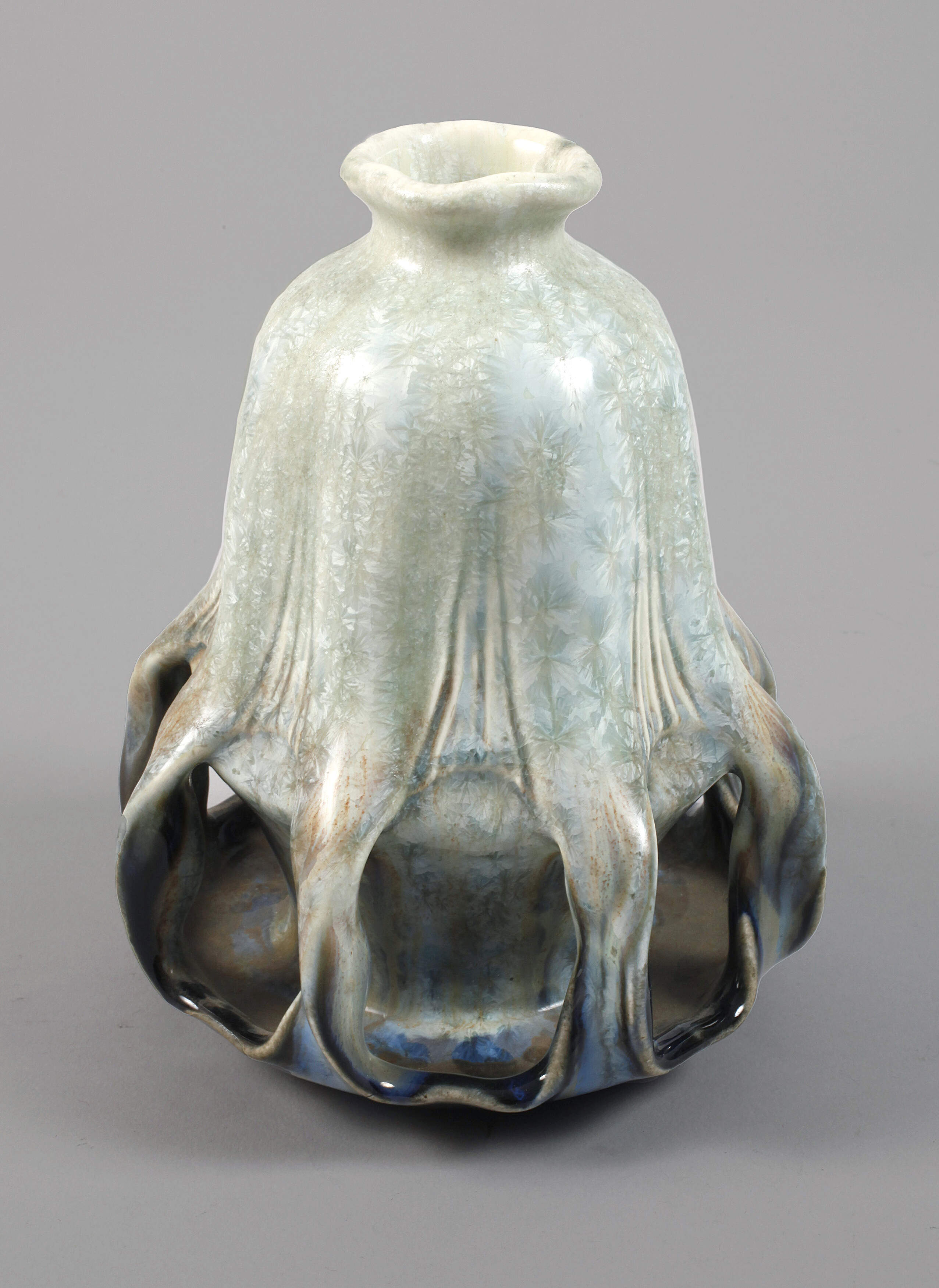 Zsolnay Pécs organische Kristallglasurvase