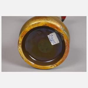 Zsolnay Pécs Vase Landschaftsdekor