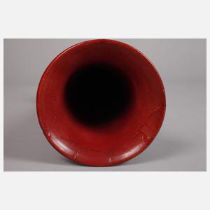 Zsolnay Pécs Vase Landschaftsdekor