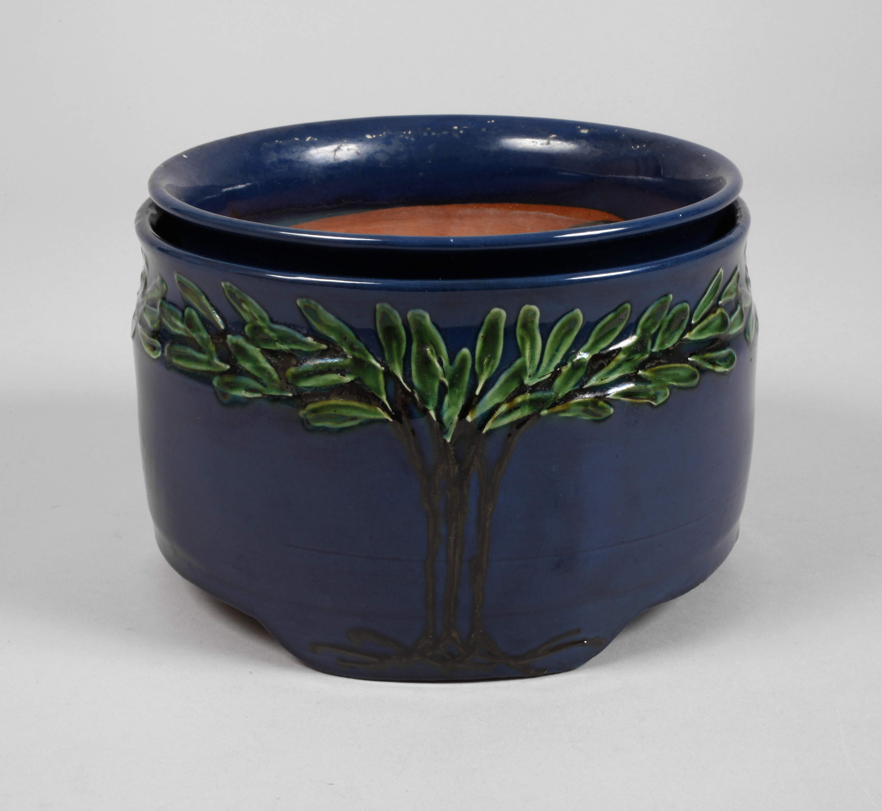 Max Laeuger Cachepot mit Einsatz