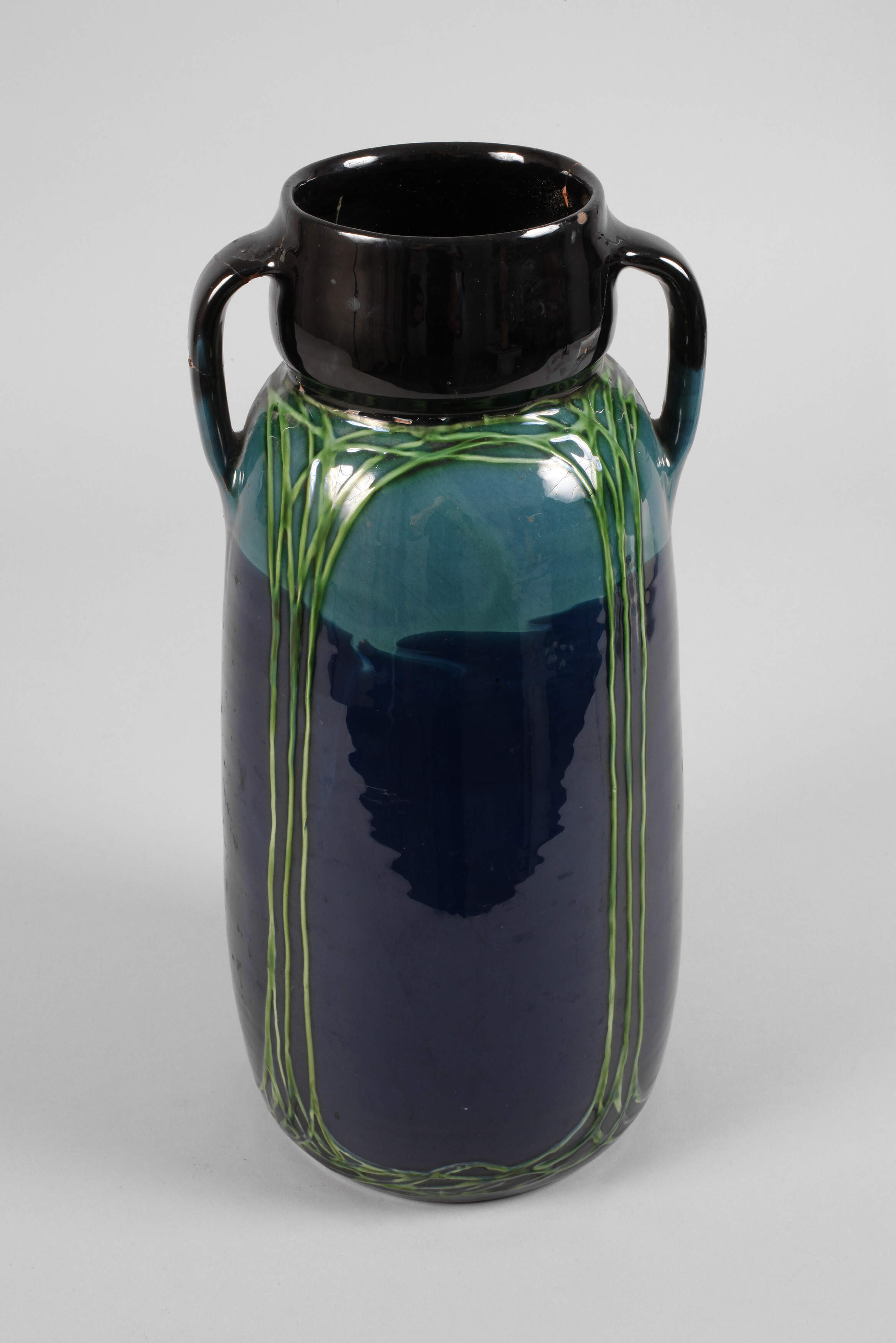 Max Laeuger große Vase Schlickerdekor