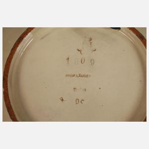 Karlsruher Majolikafabrik Wandteller Max Laeuger