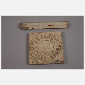 Julius Scharvogel Konvolut Fliesen