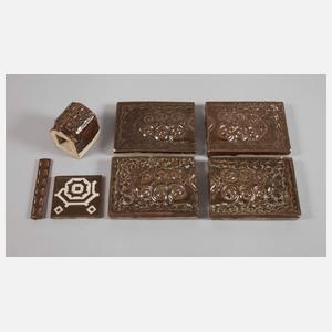 Julius Scharvogel Konvolut Fliesen