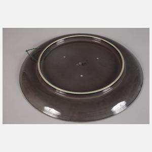 Wächtersbach großer Wandteller Stiefmütterchen