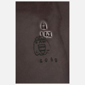 Wächtersbach großer Wandteller Stiefmütterchen