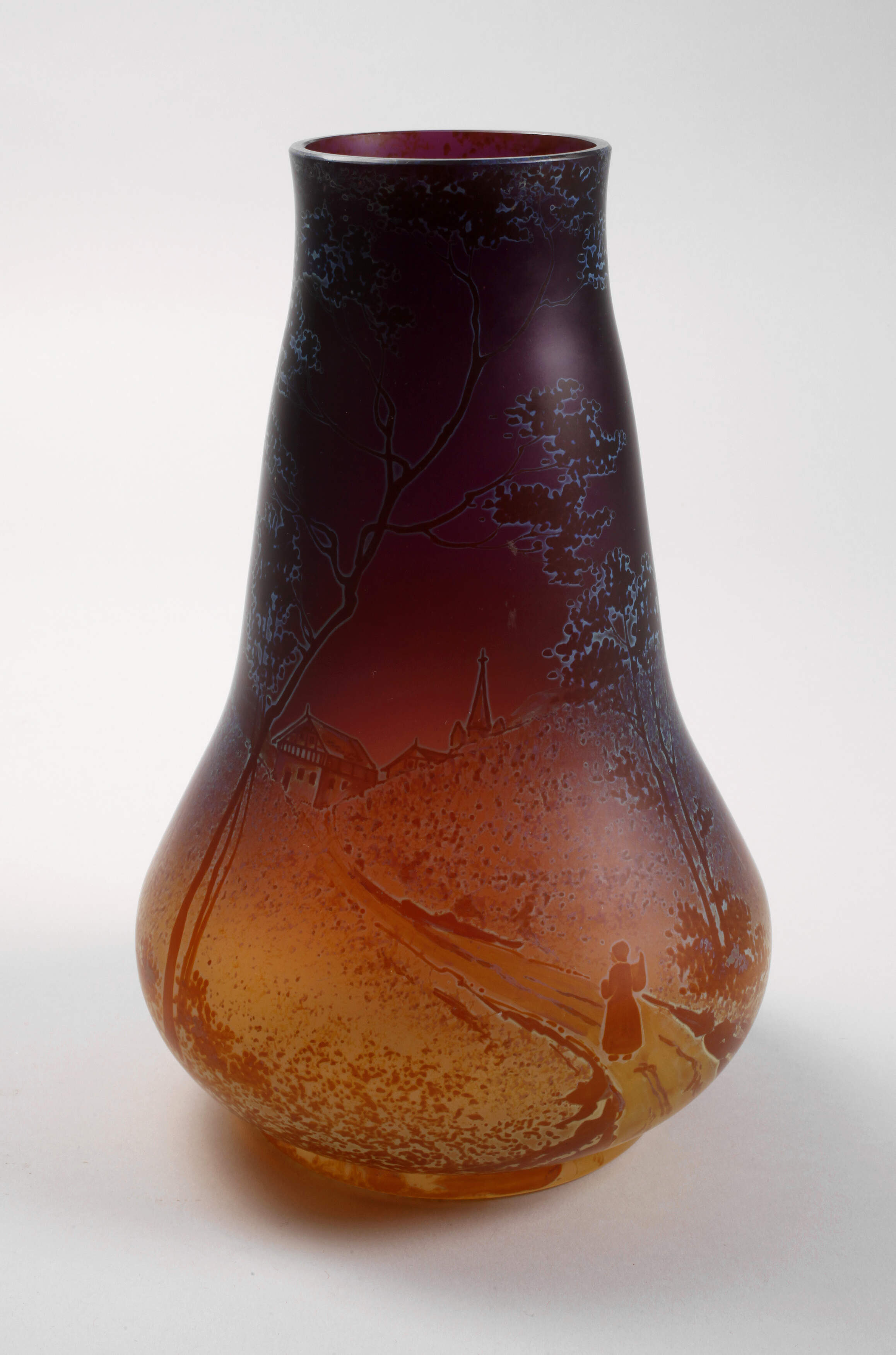 Beyermann & Co. Vase Reduktionsmalerei