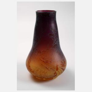 Beyermann & Co. Vase Reduktionsmalerei