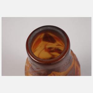 D´Argental Ätzglasvase Wilder Wein