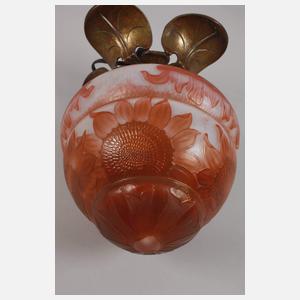 Daum Nancy seltene Lampe Art Nouveau