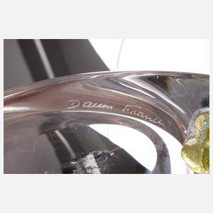 Daum Schale mit Eule Pâte de Verre