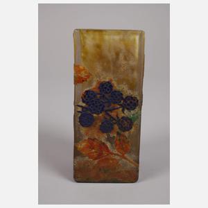 Daum Nancy Vase Brombeerdekor