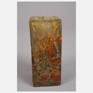 Daum Nancy Vase Brombeerdekor