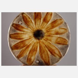 Pâte de verre, Zwei Plaketten